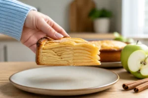 recette gâteau invisible aux pommes